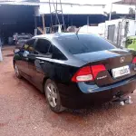 LOTE 537 - 01 HONDA/CIVIC LXS, ANO 2008, COR PRETA, FLEX (NO ESTADO)
