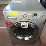 LOTE 386 - 01 LAVADORA LG 10KG. (NO ESTADO) ATENÇÃO! FAZER A VISITAÇÃO ANTES DE ARREMATAR, NÃO SABEMOS SE FUNCIONA. LEILÃO NÃO TEM GARANTIA E NEM DEVOLUÇÃO, SUJEITO A POSSÍVEIS AVARIAS VISÍVEIS/OCULTAS E/OU AUSÊNCIA DE COMPONENTES.