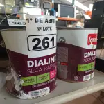 LOTE 261 - 02 GALÕES DE ESMALTE SINTÉTICO IQUINE DIALINE 3,6L NA COR VERDE COLONIAL. (NO ESTADO) ATENÇÃO! FAZER A VISITAÇÃO ANTES DE ARREMATAR, NÃO SABEMOS SE FUNCIONA. LEILÃO NÃO TEM GARANTIA E NEM DEVOLUÇÃO, SUJEITO A POSSÍVEIS AVARIAS VISÍVEIS/OCULTAS E/OU AUSÊNCIA DE COMPONENTES.