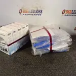 LOTE 528 - 10 MÁSCARAS DE PROTEÇÃO E 05 TERMÔMETROS DIGITAIS. (NO ESTADO) ATENÇÃO! FAZER A VISITAÇÃO ANTES DE ARREMATAR, NÃO SABEMOS SE FUNCIONA. LEILÃO NÃO TEM GARANTIA E NEM DEVOLUÇÃO, SUJEITO A POSSÍVEIS AVARIAS VISÍVEIS/OCULTAS E/OU AUSÊNCIA DE COMPONENTES.