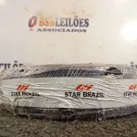 LOTE 359 - 01 ROLO DE CABO FLEXÍVEL 100M 4MM NA COR PRETA(NOVO). (NO ESTADO) ATENÇÃO! FAZER A VISITAÇÃO ANTES DE ARREMATAR, NÃO SABEMOS SE FUNCIONA. LEILÃO NÃO TEM GARANTIA E NEM DEVOLUÇÃO, SUJEITO A POSSÍVEIS AVARIAS VISÍVEIS/OCULTAS E/OU AUSÊNCIA DE COMPONENTES.