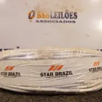 LOTE 385 - 01 ROLO DE CABO FLEXÍVEL 100M 4MM NA COR BRANCA(NOVO). (NO ESTADO) ATENÇÃO! FAZER A VISITAÇÃO ANTES DE ARREMATAR, NÃO SABEMOS SE FUNCIONA. LEILÃO NÃO TEM GARANTIA E NEM DEVOLUÇÃO, SUJEITO A POSSÍVEIS AVARIAS VISÍVEIS/OCULTAS E/OU AUSÊNCIA DE COMPONENTES.