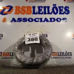 LOTE 380 - 01 ROLO DE CABO FLEXÍVEL 100M 4MM NA COR PRETA(NOVO). (NO ESTADO) ATENÇÃO! FAZER A VISITAÇÃO ANTES DE ARREMATAR, NÃO SABEMOS SE FUNCIONA. LEILÃO NÃO TEM GARANTIA E NEM DEVOLUÇÃO, SUJEITO A POSSÍVEIS AVARIAS VISÍVEIS/OCULTAS E/OU AUSÊNCIA DE COMPONENTES.