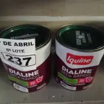 LOTE 237 - 02 GALÕES DE ESMALTE SINTÉTICO IQUINE DIALINE 3,6L NA COR VERDE COLONIAL. (NO ESTADO) ATENÇÃO! FAZER A VISITAÇÃO ANTES DE ARREMATAR, NÃO SABEMOS SE FUNCIONA. LEILÃO NÃO TEM GARANTIA E NEM DEVOLUÇÃO, SUJEITO A POSSÍVEIS AVARIAS VISÍVEIS/OCULTAS E/OU AUSÊNCIA DE COMPONENTES.
