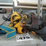 LOTE 479 - 05 CINTOS DE SEGURANÇA NO TRABALHO. (NO ESTADO) ATENÇÃO! FAZER A VISITAÇÃO ANTES DE ARREMATAR, NÃO SABEMOS SE FUNCIONA. LEILÃO NÃO TEM GARANTIA E NEM DEVOLUÇÃO, SUJEITO A POSSÍVEIS AVARIAS VISÍVEIS/OCULTAS E/OU AUSÊNCIA DE COMPONENTES.
