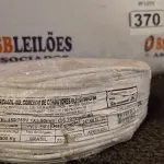 LOTE 370 - 01 ROLO DE CABO FLEXÍVEL 100M 2,5MM NA COR BRANCA(NOVO). (NO ESTADO) ATENÇÃO! FAZER A VISITAÇÃO ANTES DE ARREMATAR, NÃO SABEMOS SE FUNCIONA. LEILÃO NÃO TEM GARANTIA E NEM DEVOLUÇÃO, SUJEITO A POSSÍVEIS AVARIAS VISÍVEIS/OCULTAS E/OU AUSÊNCIA DE COMPONENTES.