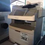 LOTE 362 - 01 IMPRESSORA MARCA LEXMARK MODELO X464. (NO ESTADO) ATENÇÃO! FAZER A VISITAÇÃO ANTES DE ARREMATAR, NÃO SABEMOS SE FUNCIONA. LEILÃO NÃO TEM GARANTIA E NEM DEVOLUÇÃO, SUJEITO A POSSÍVEIS AVARIAS VISÍVEIS/OCULTAS E/OU AUSÊNCIA DE COMPONENTES.