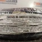 LOTE 380 - 01 ROLO DE CABO FLEXÍVEL 100M 4MM NA COR PRETA(NOVO). (NO ESTADO) ATENÇÃO! FAZER A VISITAÇÃO ANTES DE ARREMATAR, NÃO SABEMOS SE FUNCIONA. LEILÃO NÃO TEM GARANTIA E NEM DEVOLUÇÃO, SUJEITO A POSSÍVEIS AVARIAS VISÍVEIS/OCULTAS E/OU AUSÊNCIA DE COMPONENTES.