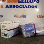 LOTE 528 - 10 MÁSCARAS DE PROTEÇÃO E 05 TERMÔMETROS DIGITAIS. (NO ESTADO) ATENÇÃO! FAZER A VISITAÇÃO ANTES DE ARREMATAR, NÃO SABEMOS SE FUNCIONA. LEILÃO NÃO TEM GARANTIA E NEM DEVOLUÇÃO, SUJEITO A POSSÍVEIS AVARIAS VISÍVEIS/OCULTAS E/OU AUSÊNCIA DE COMPONENTES.
