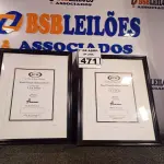 LOTE 471 - 02 QUADROS. (NO ESTADO) ATENÇÃO! FAZER A VISITAÇÃO ANTES DE ARREMATAR, NÃO SABEMOS SE FUNCIONA. LEILÃO NÃO TEM GARANTIA E NEM DEVOLUÇÃO, SUJEITO A POSSÍVEIS AVARIAS VISÍVEIS/OCULTAS E/OU AUSÊNCIA DE COMPONENTES.