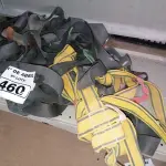 LOTE 460 - 05 CINTOS DE SEGURANÇA NO TRABALHO. (NO ESTADO) ATENÇÃO! FAZER A VISITAÇÃO ANTES DE ARREMATAR, NÃO SABEMOS SE FUNCIONA. LEILÃO NÃO TEM GARANTIA E NEM DEVOLUÇÃO, SUJEITO A POSSÍVEIS AVARIAS VISÍVEIS/OCULTAS E/OU AUSÊNCIA DE COMPONENTES.