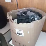 LOTE 490 - 01 LOTE COM VÁRIOS APARELHOS DE TELEFONE MARCAS E MODELOS DIVERSOS. (NO ESTADO) ATENÇÃO! FAZER A VISITAÇÃO ANTES DE ARREMATAR, NÃO SABEMOS SE FUNCIONA. LEILÃO NÃO TEM GARANTIA E NEM DEVOLUÇÃO, SUJEITO A POSSÍVEIS AVARIAS VISÍVEIS/OCULTAS E/OU AUSÊNCIA DE COMPONENTES.