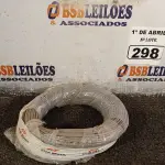 LOTE 298 - 01 ROLO DE CABO FLEXÍVEL 100M 2,5MM NA COR CINZA(NOVO). (NO ESTADO) ATENÇÃO! FAZER A VISITAÇÃO ANTES DE ARREMATAR, NÃO SABEMOS SE FUNCIONA. LEILÃO NÃO TEM GARANTIA E NEM DEVOLUÇÃO, SUJEITO A POSSÍVEIS AVARIAS VISÍVEIS/OCULTAS E/OU AUSÊNCIA DE COMPONENTES.