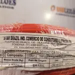 LOTE 404 - 01 ROLO DE CABO FLEXÍVEL 100M 4MM NA COR VERMELHA(NOVO). (NO ESTADO) ATENÇÃO! FAZER A VISITAÇÃO ANTES DE ARREMATAR, NÃO SABEMOS SE FUNCIONA. LEILÃO NÃO TEM GARANTIA E NEM DEVOLUÇÃO, SUJEITO A POSSÍVEIS AVARIAS VISÍVEIS/OCULTAS E/OU AUSÊNCIA DE COMPONENTES.