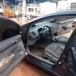 LOTE 537 - 01 HONDA/CIVIC LXS, ANO 2008, COR PRETA, FLEX (NO ESTADO)