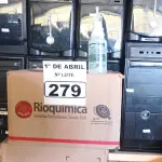LOTE 279 - 02 CAIXAS COM BISNAGAS DE ÁLCOOL EM GEL 90G. (NO ESTADO) ATENÇÃO! FAZER A VISITAÇÃO ANTES DE ARREMATAR, NÃO SABEMOS SE FUNCIONA. LEILÃO NÃO TEM GARANTIA E NEM DEVOLUÇÃO, SUJEITO A POSSÍVEIS AVARIAS VISÍVEIS/OCULTAS E/OU AUSÊNCIA DE COMPONENTES.