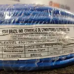 LOTE 394 - 01 ROLO DE CABO FLEXÍVEL 100M 10MM NA COR AZUL(NOVO). (NO ESTADO) ATENÇÃO! FAZER A VISITAÇÃO ANTES DE ARREMATAR, NÃO SABEMOS SE FUNCIONA. LEILÃO NÃO TEM GARANTIA E NEM DEVOLUÇÃO, SUJEITO A POSSÍVEIS AVARIAS VISÍVEIS/OCULTAS E/OU AUSÊNCIA DE COMPONENTES.