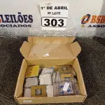 LOTE 303 - 01 LOTE COM VÁRIOS PROCESSADORES MARCAS E MODELOS DIVERSOS. (NO ESTADO) ATENÇÃO! FAZER A VISITAÇÃO ANTES DE ARREMATAR, NÃO SABEMOS SE FUNCIONA. LEILÃO NÃO TEM GARANTIA E NEM DEVOLUÇÃO, SUJEITO A POSSÍVEIS AVARIAS VISÍVEIS/OCULTAS E/OU AUSÊNCIA DE COMPONENTES.
