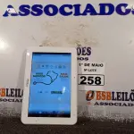 LOTE 258 - 01 TABLET MARCA PHILCO. (NO ESTADO) ATENÇÃO! FAZER A VISITAÇÃO ANTES DE ARREMATAR, NÃO SABEMOS SE FUNCIONA. LEILÃO NÃO TEM GARANTIA E NEM DEVOLUÇÃO, SUJEITO A POSSÍVEIS AVARIAS VISÍVEIS/OCULTAS E/OU AUSÊNCIA DE COMPONENTES.