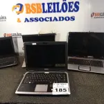 LOTE 185 - 04 NOTEBOOK’S MARCAS E MODELOS DIVERSOS PARA RETIRADA DE PEÇAS. (NO ESTADO) ATENÇÃO! FAZER A VISITAÇÃO ANTES DE ARREMATAR, NÃO SABEMOS SE FUNCIONA. LEILÃO NÃO TEM GARANTIA E NEM DEVOLUÇÃO, SUJEITO A POSSÍVEIS AVARIAS VISÍVEIS/OCULTAS E/OU AUSÊNCIA DE COMPONENTES.