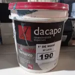 LOTE 190 - 01 BALDE DE GRANILITE TERRAZZO DACAPÓ 25KG. (NO ESTADO) ATENÇÃO! FAZER A VISITAÇÃO ANTES DE ARREMATAR, NÃO SABEMOS SE FUNCIONA. LEILÃO NÃO TEM GARANTIA E NEM DEVOLUÇÃO, SUJEITO A POSSÍVEIS AVARIAS VISÍVEIS/OCULTAS E/OU AUSÊNCIA DE COMPONENTES.