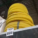 LOTE 020 - 03 ROLOS DE MANGUEIRA CORRUGADA. (NO ESTADO) ATENÇÃO! FAZER A VISITAÇÃO ANTES DE ARREMATAR, NÃO SABEMOS SE FUNCIONA. LEILÃO NÃO TEM GARANTIA E NEM DEVOLUÇÃO, SUJEITO A POSSÍVEIS AVARIAS VISÍVEIS/OCULTAS E/OU AUSÊNCIA DE COMPONENTES.