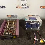 LOTE 234 - 01 CENTRAL MULTIMIDIA ANDROID 9” E 01 MODULO PIRÂMIDE 800. (NO ESTADO) ATENÇÃO! FAZER A VISITAÇÃO ANTES DE ARREMATAR, NÃO SABEMOS SE FUNCIONA. LEILÃO NÃO TEM GARANTIA E NEM DEVOLUÇÃO, SUJEITO A POSSÍVEIS AVARIAS VISÍVEIS/OCULTAS E/OU AUSÊNCIA DE COMPONENTES.