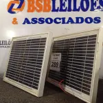 LOTE 289 - 02 PLACAS SOLARES 18V 10W. (NO ESTADO) ATENÇÃO! FAZER A VISITAÇÃO ANTES DE ARREMATAR, NÃO SABEMOS SE FUNCIONA. LEILÃO NÃO TEM GARANTIA E NEM DEVOLUÇÃO, SUJEITO A POSSÍVEIS AVARIAS VISÍVEIS/OCULTAS E/OU AUSÊNCIA DE COMPONENTES.