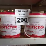 LOTE 290 - 02 BALDES DE SILICONE EM GEL 3.2L (NO ESTADO) ATENÇÃO! FAZER A VISITAÇÃO ANTES DE ARREMATAR, NÃO SABEMOS SE FUNCIONA. LEILÃO NÃO TEM GARANTIA E NEM DEVOLUÇÃO, SUJEITO A POSSÍVEIS AVARIAS VISÍVEIS/OCULTAS E/OU AUSÊNCIA DE COMPONENTES.