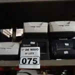 LOTE 075 - 05 IMPRESSORAS DE CUPOM MARCAS E MODELOS DIVERSOS. (NO ESTADO) ATENÇÃO! FAZER A VISITAÇÃO ANTES DE ARREMATAR, NÃO SABEMOS SE FUNCIONA. LEILÃO NÃO TEM GARANTIA E NEM DEVOLUÇÃO, SUJEITO A POSSÍVEIS AVARIAS VISÍVEIS/OCULTAS E/OU AUSÊNCIA DE COMPONENTES.