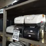 LOTE 075 - 05 IMPRESSORAS DE CUPOM MARCAS E MODELOS DIVERSOS. (NO ESTADO) ATENÇÃO! FAZER A VISITAÇÃO ANTES DE ARREMATAR, NÃO SABEMOS SE FUNCIONA. LEILÃO NÃO TEM GARANTIA E NEM DEVOLUÇÃO, SUJEITO A POSSÍVEIS AVARIAS VISÍVEIS/OCULTAS E/OU AUSÊNCIA DE COMPONENTES.