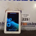LOTE 229 - 01 TABLET MARCA PHILCO. (NO ESTADO) ATENÇÃO! FAZER A VISITAÇÃO ANTES DE ARREMATAR, NÃO SABEMOS SE FUNCIONA. LEILÃO NÃO TEM GARANTIA E NEM DEVOLUÇÃO, SUJEITO A POSSÍVEIS AVARIAS VISÍVEIS/OCULTAS E/OU AUSÊNCIA DE COMPONENTES.