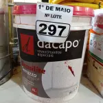 LOTE 297 - 01 BALDE DE GRANILITE TERRAZZO DACAPÓ 25KG. (NO ESTADO) ATENÇÃO! FAZER A VISITAÇÃO ANTES DE ARREMATAR, NÃO SABEMOS SE FUNCIONA. LEILÃO NÃO TEM GARANTIA E NEM DEVOLUÇÃO, SUJEITO A POSSÍVEIS AVARIAS VISÍVEIS/OCULTAS E/OU AUSÊNCIA DE COMPONENTES.