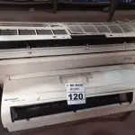 LOTE 120 - 03 EVAPORADORAS MARCAS E MODELOS DIVERSOS. (NO ESTADO) ATENÇÃO! FAZER A VISITAÇÃO ANTES DE ARREMATAR, NÃO SABEMOS SE FUNCIONA. LEILÃO NÃO TEM GARANTIA E NEM DEVOLUÇÃO, SUJEITO A POSSÍVEIS AVARIAS VISÍVEIS/OCULTAS E/OU AUSÊNCIA DE COMPONENTES.