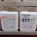 LOTE 277 - 20 LITROS DE SABONETE DE ESPUMA ANTISSÉPTICO. (NO ESTADO) ATENÇÃO! FAZER A VISITAÇÃO ANTES DE ARREMATAR, NÃO SABEMOS SE FUNCIONA. LEILÃO NÃO TEM GARANTIA E NEM DEVOLUÇÃO, SUJEITO A POSSÍVEIS AVARIAS VISÍVEIS/OCULTAS E/OU AUSÊNCIA DE COMPONENTES.