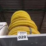 LOTE 020 - 03 ROLOS DE MANGUEIRA CORRUGADA. (NO ESTADO) ATENÇÃO! FAZER A VISITAÇÃO ANTES DE ARREMATAR, NÃO SABEMOS SE FUNCIONA. LEILÃO NÃO TEM GARANTIA E NEM DEVOLUÇÃO, SUJEITO A POSSÍVEIS AVARIAS VISÍVEIS/OCULTAS E/OU AUSÊNCIA DE COMPONENTES.