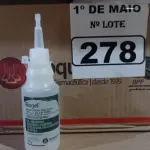 LOTE 278 - 03 CAIXAS COM BISNAGAS DE ÁLCOOL ETÍLICO HIDRATADO 90G. (NO ESTADO) ATENÇÃO! FAZER A VISITAÇÃO ANTES DE ARREMATAR, NÃO SABEMOS SE FUNCIONA. LEILÃO NÃO TEM GARANTIA E NEM DEVOLUÇÃO, SUJEITO A POSSÍVEIS AVARIAS VISÍVEIS/OCULTAS E/OU AUSÊNCIA DE COMPONENTES.