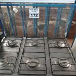 LOTE 172 - 01 FOGÃO A GÁS 06 BOCAS. (NO ESTADO) ATENÇÃO! FAZER A VISITAÇÃO ANTES DE ARREMATAR, NÃO SABEMOS SE FUNCIONA. LEILÃO NÃO TEM GARANTIA E NEM DEVOLUÇÃO, SUJEITO A POSSÍVEIS AVARIAS VISÍVEIS/OCULTAS E/OU AUSÊNCIA DE COMPONENTES.