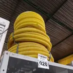 LOTE 020 - 03 ROLOS DE MANGUEIRA CORRUGADA. (NO ESTADO) ATENÇÃO! FAZER A VISITAÇÃO ANTES DE ARREMATAR, NÃO SABEMOS SE FUNCIONA. LEILÃO NÃO TEM GARANTIA E NEM DEVOLUÇÃO, SUJEITO A POSSÍVEIS AVARIAS VISÍVEIS/OCULTAS E/OU AUSÊNCIA DE COMPONENTES.