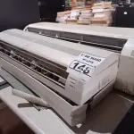 LOTE 148 - 02 EVAPORADORAS MARCAS FUJITSU. (NO ESTADO) ATENÇÃO! FAZER A VISITAÇÃO ANTES DE ARREMATAR, NÃO SABEMOS SE FUNCIONA. LEILÃO NÃO TEM GARANTIA E NEM DEVOLUÇÃO, SUJEITO A POSSÍVEIS AVARIAS VISÍVEIS/OCULTAS E/OU AUSÊNCIA DE COMPONENTES.