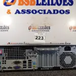 LOTE 223 - 01 CPU COM 16GB DE MEMÓRIA E SEM HD MARCA HP. (NO ESTADO) BF8649F