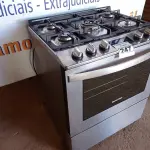 LOTE 247 - 01 FOGÃO 05 BOCAS MARCA BRASTEMP 220V. (RANGE (NO ESTADO) BH1476A