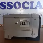 LOTE 121 - 01 IMPRESSORA MARCA HP LASERJET P3015. (NO ESTADO) (PRINTER) SEM PATRIMONIO. Nº DE SÉRIE JPBDS 17390