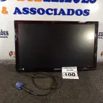 LOTE 100 - 01 TV LED 24’’ SEM CONTROLE MARCA SAMSUNG. (DISPLAY) (NO ESTADO) AV9716G