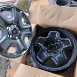 LOTE 012 - 01 JOGO DE RODA DE FERRO DA FIAT TORO ARO 16 COM CALOTA (NO ESTADO)