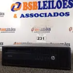 LOTE 231 - 01 CPU COM 16GB DE MEMÓRIA E SEM HD MARCA HP. (NO ESTADO) BF8650E