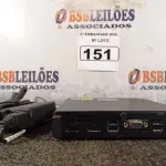 LOTE 151 - 01 CPU SEM MEMÓRIA E SEM HD COM CARREGADOR MARCA HP. (NO ESTADO) BD0962V