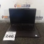 LOTE 246 - 01 NOTEBOOK CORE I5MARCA DELL LATITUDE 5400 I5 INTEL 8TH GEN., SEM MEMÓRIA E SEM HD. (NO ESTADO) BH1417P