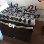 LOTE 253 - 01 FOGÃO 05 BOCAS MARCA BRASTEMP 220V.(RANGE) (NO ESTADO)