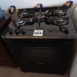 LOTE 264 - 01 FOGÃO 05 BOCAS MARCA BRASTEMP BIVOLTS. (RANGE) (NO ESTADO) BH1660E